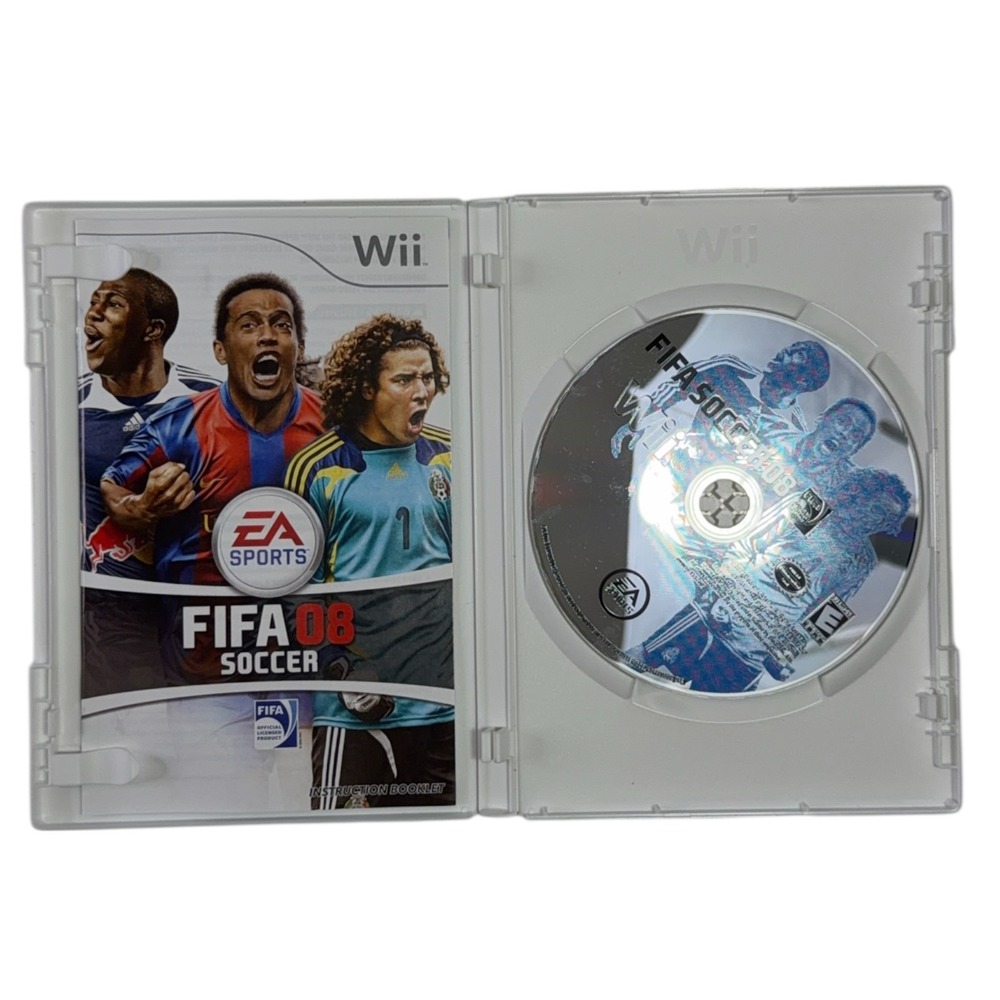 FIFA 08 Soccer Nintendo Wii EA Sports CIB Complete Tested Working RVL P RF8E - Picture 2 of 3